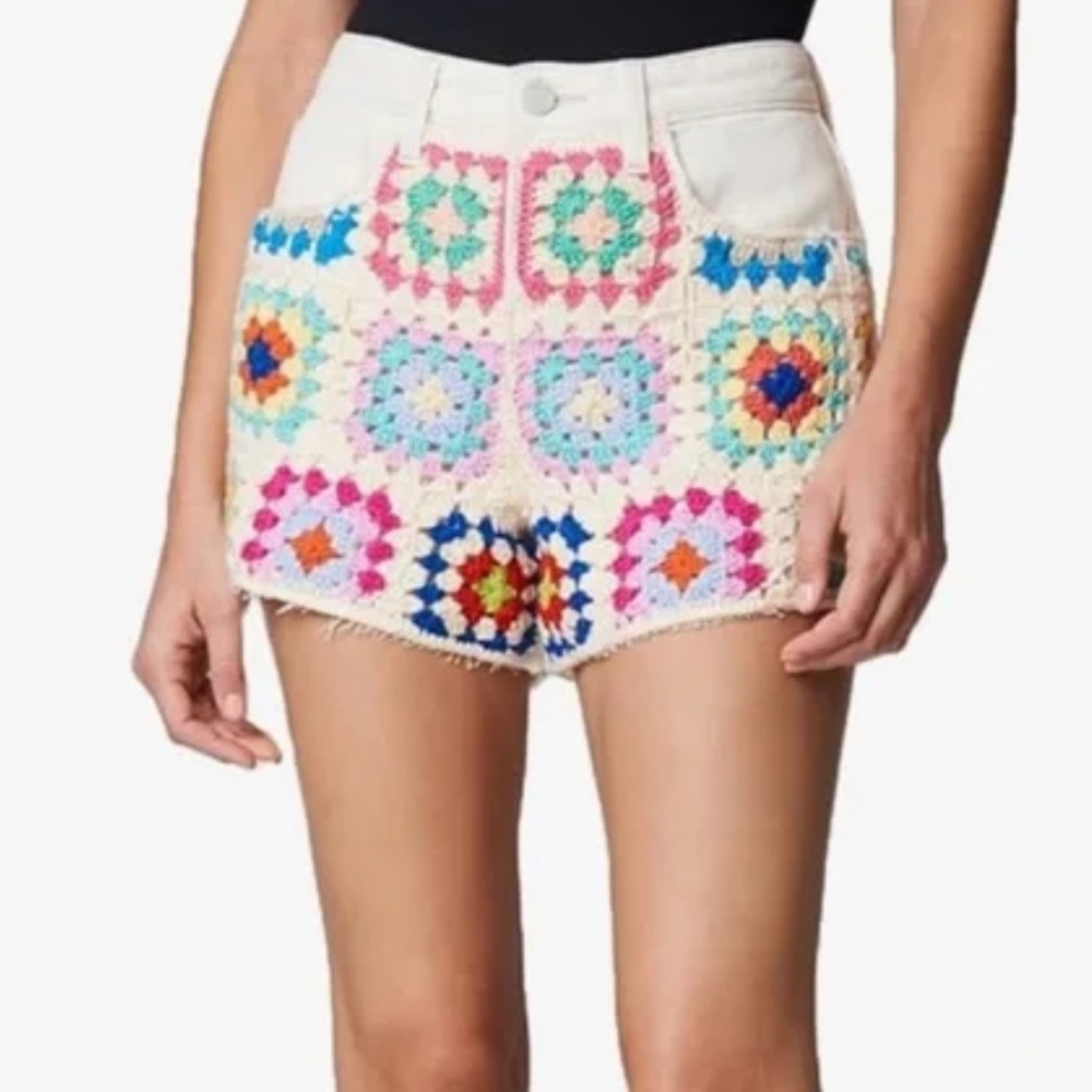 BLANKNYC crochet denim‎ shorts